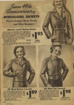 Aero Leather Ladies 1930s Style Cossack -Bison Trading Shop aero ladiescoassack 03