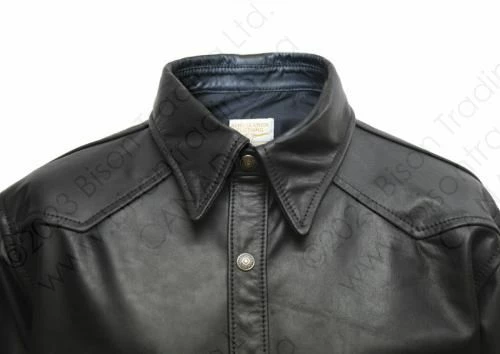 Aero Leather Traditional Western Leather Shirt 7 Aero Leather Traditional Western Leather Shirt - Image 5