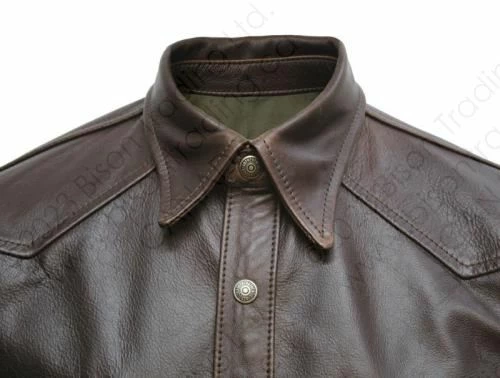 Aero Leather Traditional Western Leather Shirt 8 Aero Leather Traditional Western Leather Shirt - Image 6