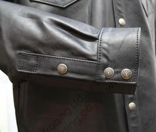 Aero Leather Traditional Western Leather Shirt 12 Aero Leather Traditional Western Leather Shirt - Image 10