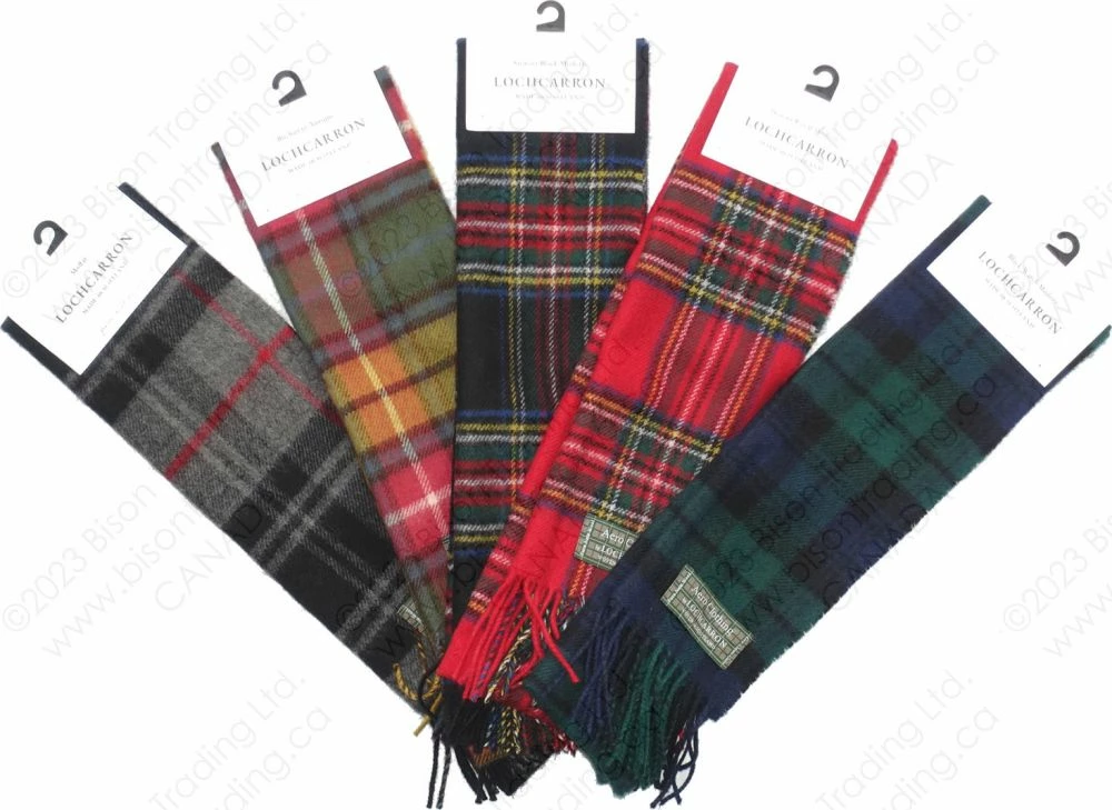 Aero / Lochcarron Tartan 100% Pure Wool Two Scarves Combo 3 Aero / Lochcarron Tartan 100% Pure Wool Two Scarves Combo