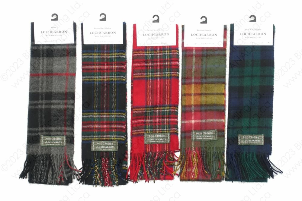 Aero / Lochcarron Tartan 100% Pure Wool Two Scarves Combo 4 Aero / Lochcarron Tartan 100% Pure Wool Two Scarves Combo - Image 2