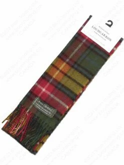 Aero / Lochcarron Tartan 100% Pure Wool Scarf: Buchanan Antique