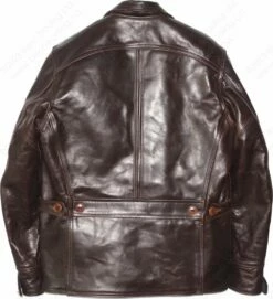 Aero Leather Premier Range 1920s Work Coat 36 Aero Leather Premier Range 1920s Work Coat -Bison Trading Shop aero pr1920workcoat horween brown 38 12