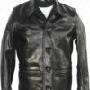 Special Sale: Aero Leather Premier Range 1920s Work Coat - Horween CX Steerhide Black Size 40 1 Special Sale: Aero Leather Premier Range 1920s Work Coat - Horween CX Steerhide Black Size 40 -Bison Trading Shop aero pr1920workcoat steerhide black 40 11 1