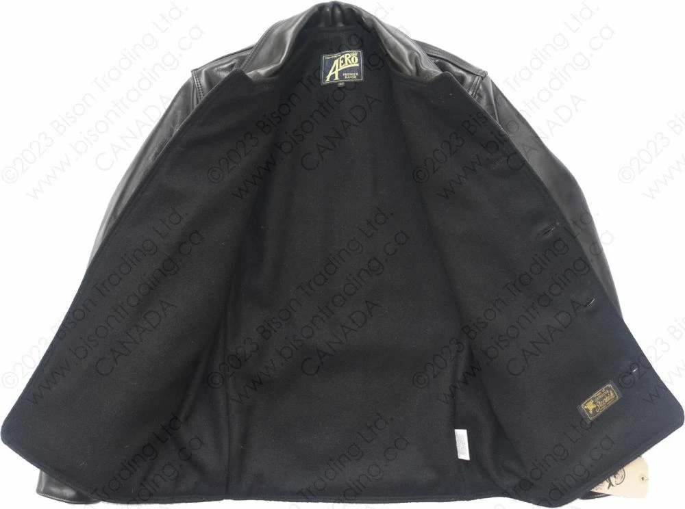 Special Sale: Aero Leather Premier Range 1920s Work Coat - Horween CX Steerhide Black Size 40 10 Special Sale: Aero Leather Premier Range 1920s Work Coat - Horween CX Steerhide Black Size 40 - Image 8