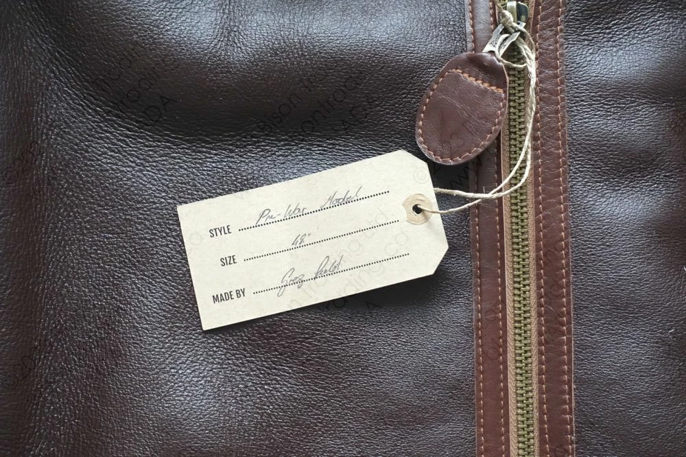 Aero Leather RAF Flying Jacket, Original Pre-War Model Russet 9 Aero Leather RAF Flying Jacket, Original Pre-War Model Russet - Image 7