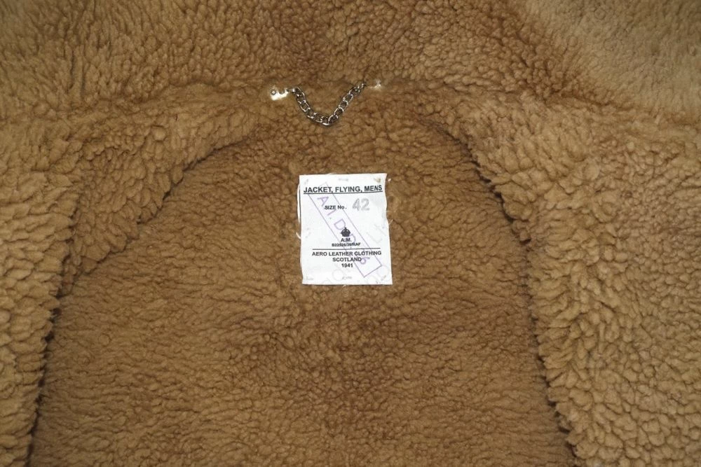 Aero Leather RAF Flying Jacket, Original Pre-War Model Russet 11 Aero Leather RAF Flying Jacket, Original Pre-War Model Russet - Image 9