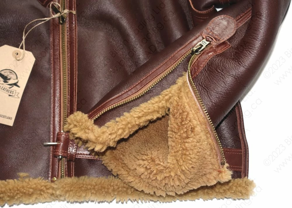 Aero Leather RAF Flying Jacket, Original Pre-War Model Russet 18 Aero Leather RAF Flying Jacket, Original Pre-War Model Russet - Image 16