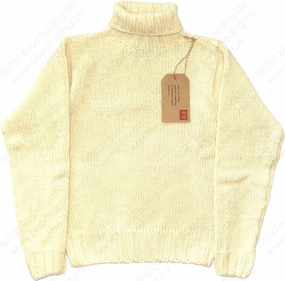 Aero Leather RAF Comforts (Scotland) Natural Heavy Duty Sweater 7 Aero Leather RAF Comforts (Scotland) Natural Heavy Duty Sweater - Image 5