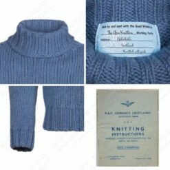Aero Leather RAF Comforts (Scotland) Natural Heavy Duty Sweater 29 Aero Leather RAF Comforts (Scotland) Natural Heavy Duty Sweater -Bison Trading Shop aero raf sweater bule 4
