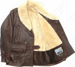 Aero Leather Shawl Collar Barnstormer With Sheepskin Lining 28 Aero Leather Shawl Collar Barnstormer With Sheepskin Lining -Bison Trading Shop aero shawl collar barnstormer 17