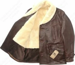 Aero Leather Shawl Collar Barnstormer With Sheepskin Lining 30 Aero Leather Shawl Collar Barnstormer With Sheepskin Lining -Bison Trading Shop aero shawl collar barnstormer 19