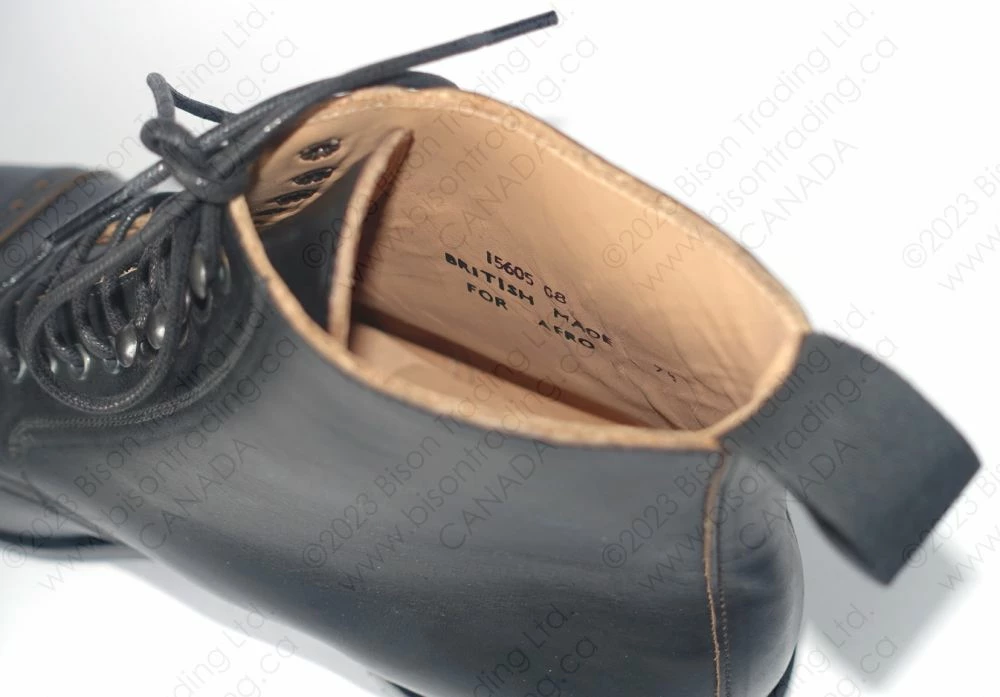 Aero Leather 1920s Style Black "Town" Boots Danite Sole - HORWEEN Leather 8 Aero Leather 1920s Style Black "Town" Boots Danite Sole - HORWEEN Leather - Image 6