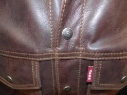 Aero Leather 1960s Type 3 Leather Jean Jacket 40 Aero Leather 1960s Type 3 Leather Jean Jacket -Bison Trading Shop aero type3 12