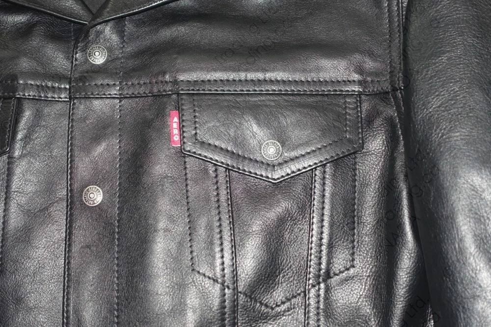 Aero Leather Jean Jacket 557XX Type III Vicenza Horsehide : Troy Mills Blanket Lining 20 Aero Leather Jean Jacket 557XX Type III Vicenza Horsehide : Troy Mills Blanket Lining - Image 18