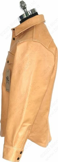 Aero Leather Traditional Western Leather Shirt 35 Aero Leather Traditional Western Leather Shirt -Bison Trading Shop aero western shirt 12 1