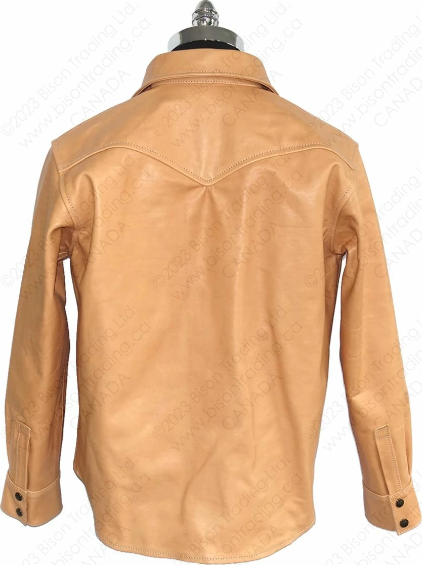 Aero Leather Traditional Western Leather Shirt 17 Aero Leather Traditional Western Leather Shirt - Image 15