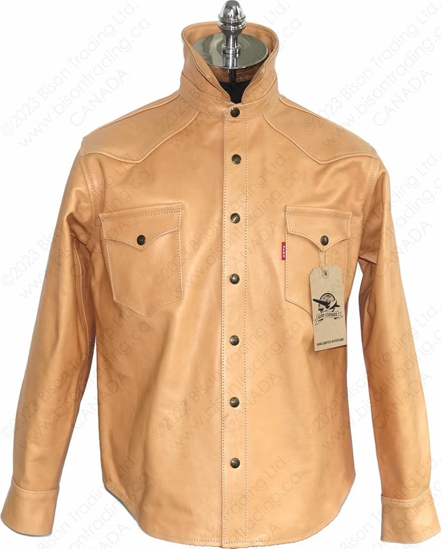 Aero Leather Traditional Western Leather Shirt 19 Aero Leather Traditional Western Leather Shirt - Image 17