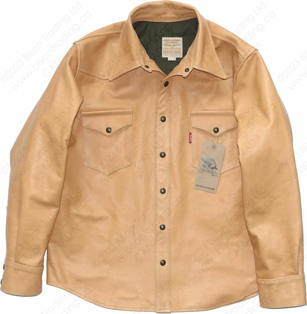 Aero Leather Traditional Western Leather Shirt 20 Aero Leather Traditional Western Leather Shirt - Image 18