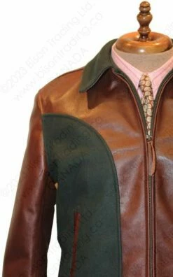 Aero Leather Wool And Horsehide Half Belt 16 Aero Leather Wool And Horsehide Half Belt -Bison Trading Shop aero woolleatherhb 05