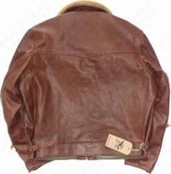 Aero Leather Zip Sleeve Highwayman 32 Aero Leather Zip Sleeve Highwayman -Bison Trading Shop aero ziphighwayman vicenza russet 46 21