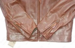 Aero Leather Zip Sleeve Highwayman 33 Aero Leather Zip Sleeve Highwayman -Bison Trading Shop aero ziphighwayman vicenza russet 46 23 1