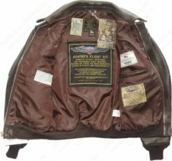 Cockpit USA "100 Mission" A-2 Pilot’s Jacket Z2011A 29 Cockpit USA "100 Mission" A-2 Pilot’s Jacket Z2011A -Bison Trading Shop cockpit 100mission a2 m 16 1