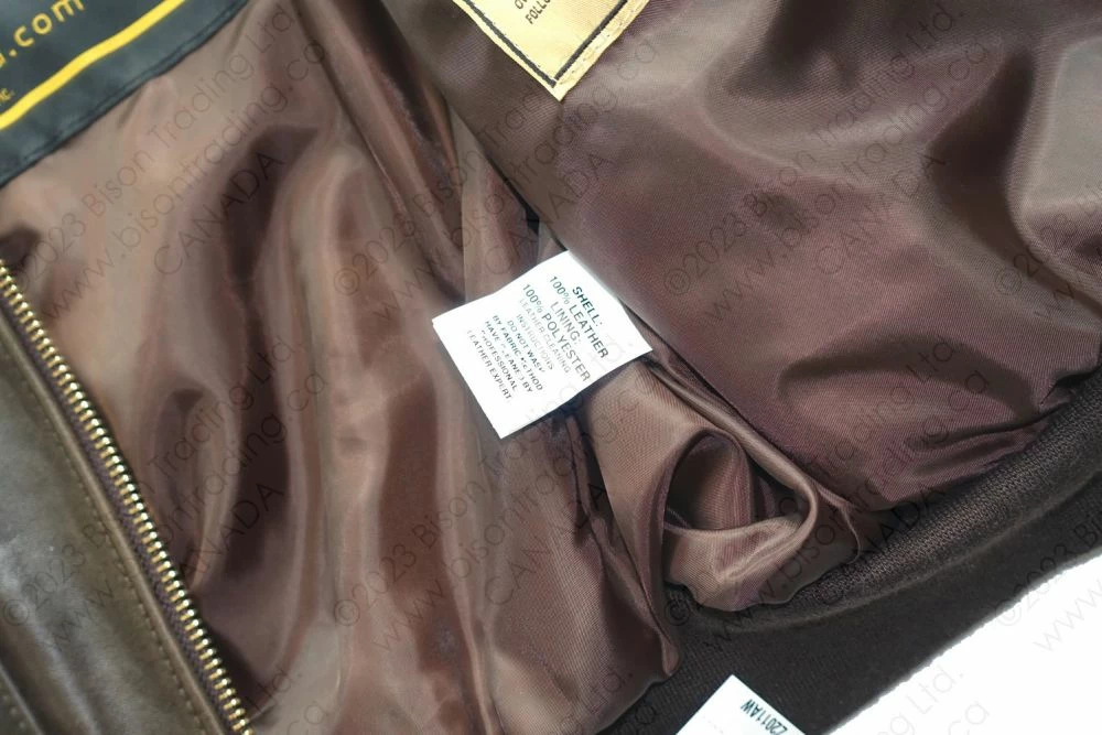 Cockpit USA "100 Mission" A-2 Pilot’s Jacket Z2011A 20 Cockpit USA "100 Mission" A-2 Pilot’s Jacket Z2011A - Image 18