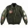 Cockpit USA Tuskegee Airmen A-2 Jacket Z21J003 1 Cockpit USA Tuskegee Airmen A-2 Jacket Z21J003 -Bison Trading Shop cockpit a2 tuskegee 02