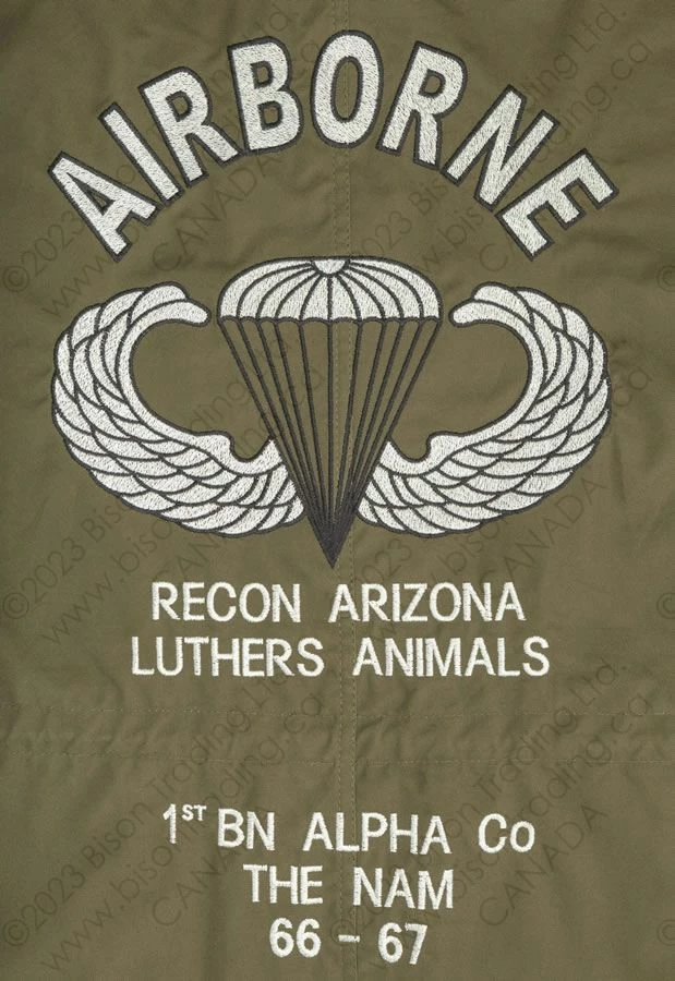 Cockpit USA Airborne Embroidered Fishtail Z26W103C 5 Cockpit USA Airborne Embroidered Fishtail Z26W103C - Image 4