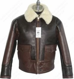 Cockpit USA AN-J-4 Sheepskin Jacket Z42633 28 Cockpit USA AN-J-4 Sheepskin Jacket Z42633 -Bison Trading Shop cockpit anj4 42 17