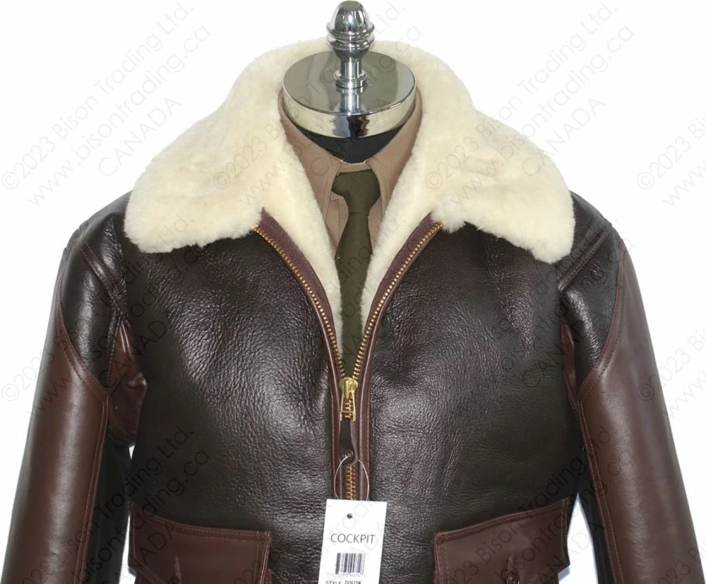 Cockpit USA AN-J-4 Sheepskin Jacket Z42633 11 Cockpit USA AN-J-4 Sheepskin Jacket Z42633 - Image 9