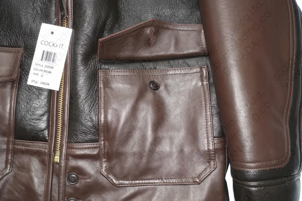 Cockpit USA AN-J-4 Sheepskin Jacket Z42633 18 Cockpit USA AN-J-4 Sheepskin Jacket Z42633 - Image 16