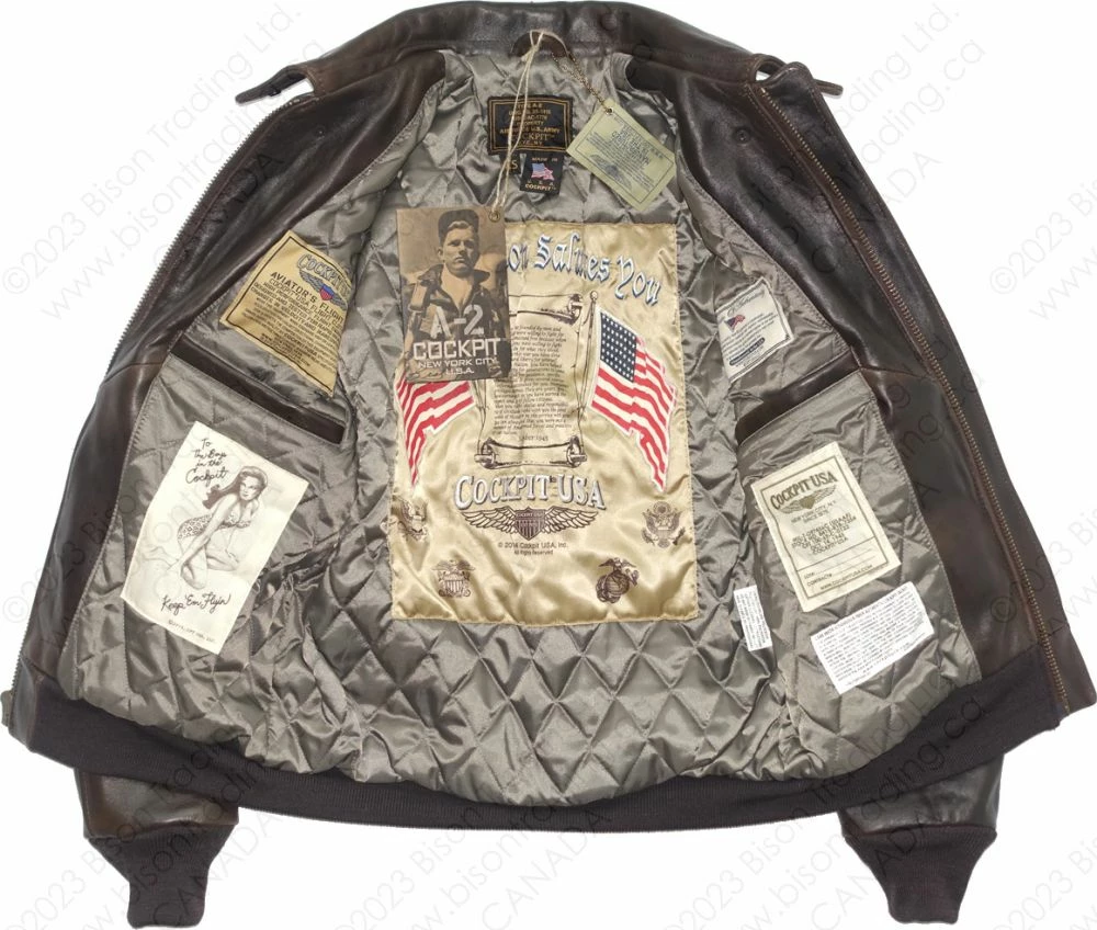 Cockpit USA Antique Lamb Jacket Z2567MM 12 Cockpit USA Antique Lamb Jacket Z2567MM - Image 10