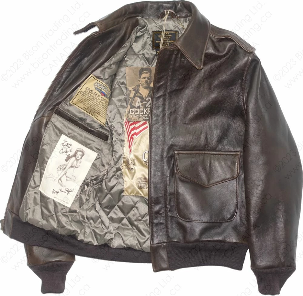 Cockpit USA Antique Lamb Jacket Z2567MM 13 Cockpit USA Antique Lamb Jacket Z2567MM - Image 11
