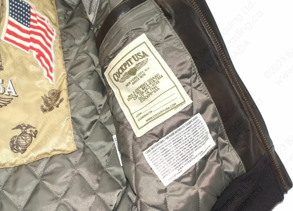 Cockpit USA Antique Lamb Jacket Z2567MM 17 Cockpit USA Antique Lamb Jacket Z2567MM - Image 15