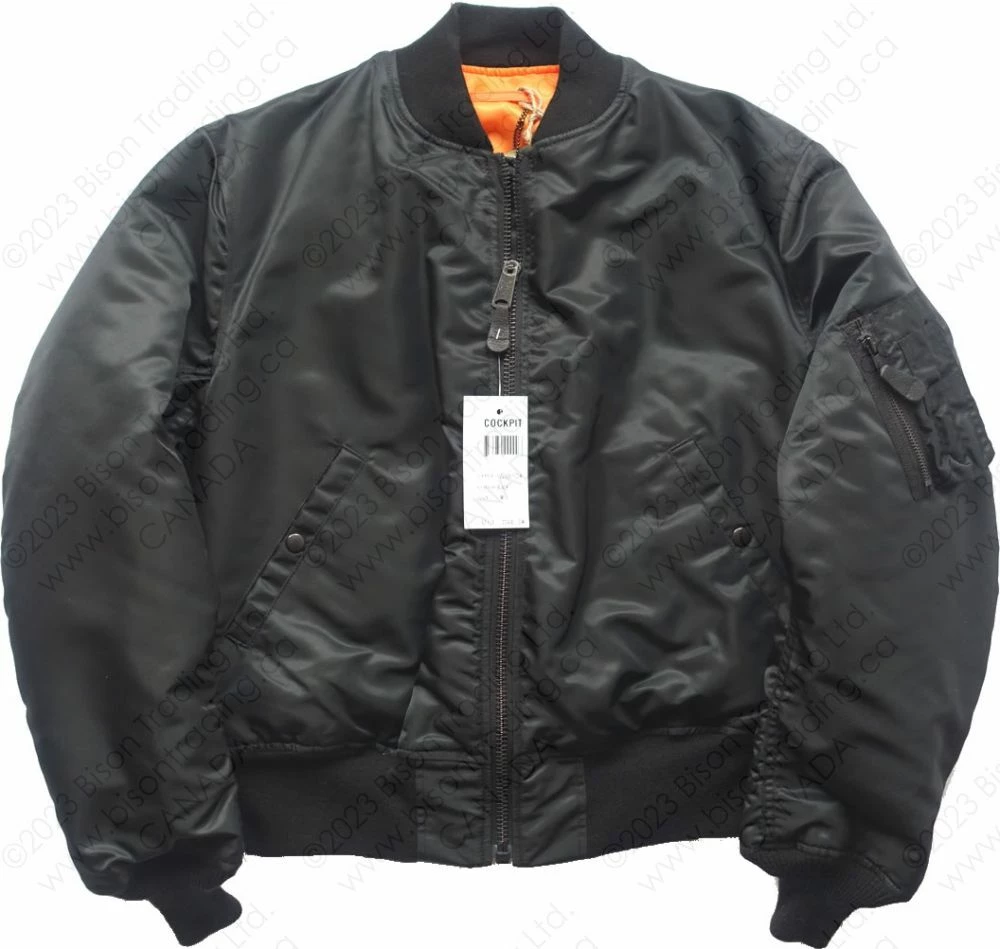 Cockpit USA Authentic MA-1 Bomber Jacket Z24J011D 20 Cockpit USA Authentic MA-1 Bomber Jacket Z24J011D - Image 18