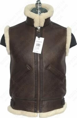 Cockpit USA B-3 Sheepskin Vest Z3991 22 Cockpit USA B-3 Sheepskin Vest Z3991 -Bison Trading Shop cockpit b3vest 36 15