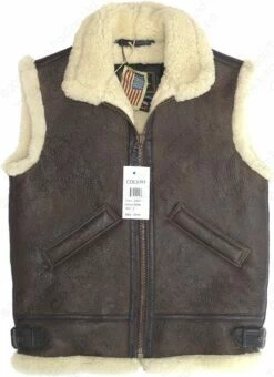 Cockpit USA B-3 Sheepskin Vest Z3991 24 Cockpit USA B-3 Sheepskin Vest Z3991 -Bison Trading Shop cockpit b3vest 36 17