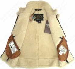 Cockpit USA B-3 Sheepskin Vest Z3991 26 Cockpit USA B-3 Sheepskin Vest Z3991 -Bison Trading Shop cockpit b3vest 36 18