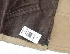 Cockpit USA B-6 Shearling Bomber Jacket Z21U028 40 Cockpit USA B-6 Shearling Bomber Jacket Z21U028 -Bison Trading Shop cockpit b6 z21u028 46 29