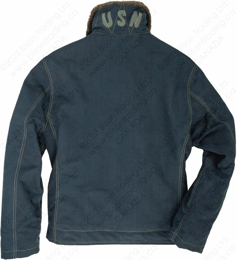 Cockpit USA N1 Bedford Cord Navy Jacket Z26X031 20 Cockpit USA N1 Bedford Cord Navy Jacket Z26X031 - Image 18