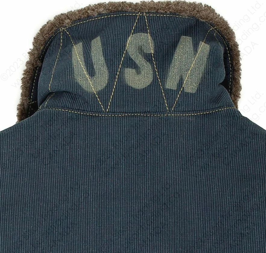 Cockpit USA N1 Bedford Cord Navy Jacket Z26X031 22 Cockpit USA N1 Bedford Cord Navy Jacket Z26X031 - Image 20