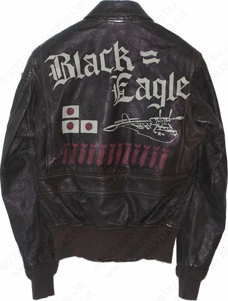 Cockpit USA Black Eagle USN G-1 Flight Jacket Z21X007 4 Cockpit USA Black Eagle USN G-1 Flight Jacket Z21X007 - Image 2