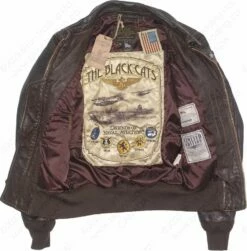 Cockpit USA Black Eagle USN G-1 Flight Jacket Z21X007 24 Cockpit USA Black Eagle USN G-1 Flight Jacket Z21X007 -Bison Trading Shop cockpit blackeagle g1 16