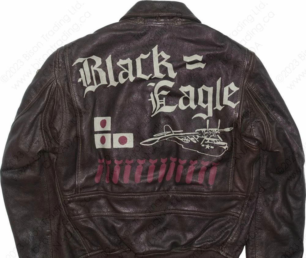 Cockpit USA Black Eagle USN G-1 Flight Jacket Z21X007 11 Cockpit USA Black Eagle USN G-1 Flight Jacket Z21X007 - Image 9