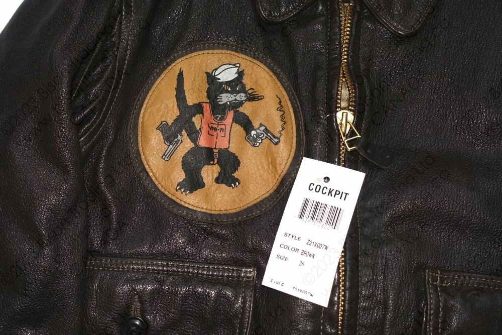 Cockpit USA Black Eagle USN G-1 Flight Jacket Z21X007 13 Cockpit USA Black Eagle USN G-1 Flight Jacket Z21X007 - Image 11