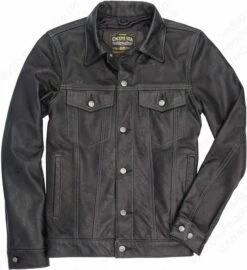 Cockpit USA Calfskin Leather Jean Jacket Z21X003