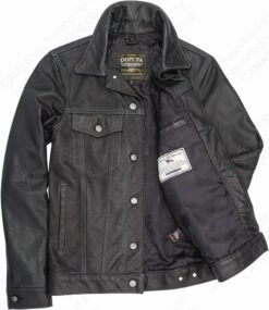 Cockpit USA Calfskin Leather Jean Jacket Z21X003 24 Cockpit USA Calfskin Leather Jean Jacket Z21X003 -Bison Trading Shop cockpit calfskin jean 3